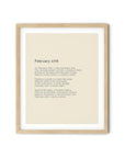 366 Daily Mindfulness Nature Poem Minimalist Print -  February 27th