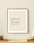 366 Daily Mindfulness Nature Poem Minimalist Print -  February 4th