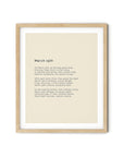 366 Daily Mindfulness Nature Poem Minimalist Print - March 15th