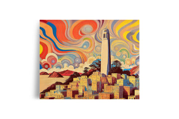 SAN FRANCISCO COIT TOWER POSTER