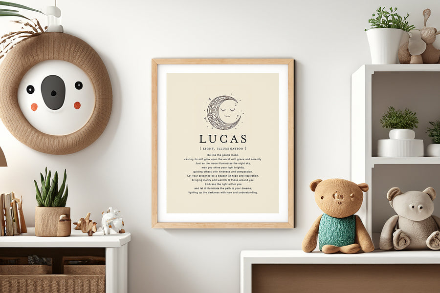 LUCAS -  Name Art Print