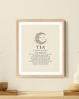 TIA -  Name Art Print