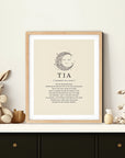 TIA -  Name Art Print