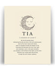 TIA -  Name Art Print