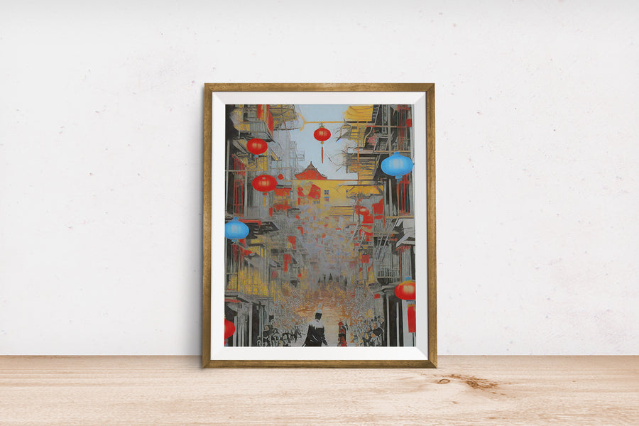 SAN FRANCISCO CHINATOWN POSTER