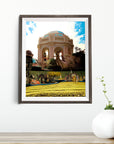 SAN FRANCISCO PALACE OF FINE ARTS IN WONDERLAND POSTER